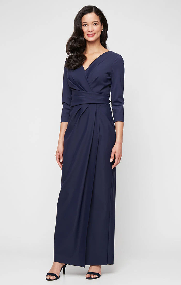 Alex Evenings 8134413 Formal Long Mother of the Bride Evening Dress - Primitiveus