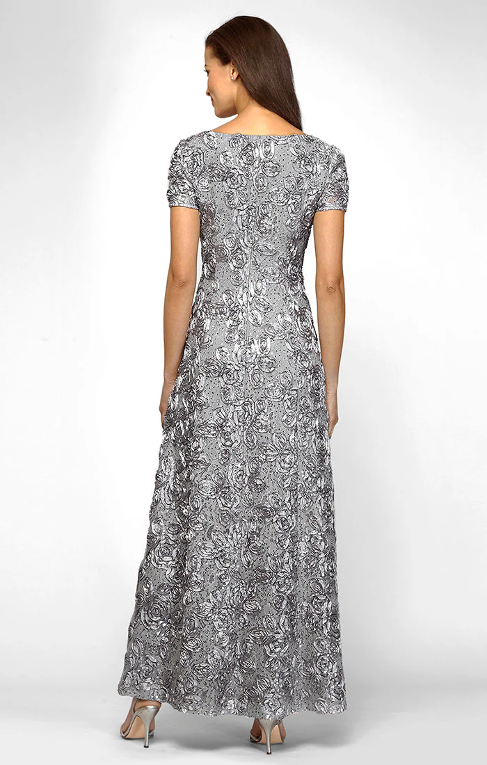 Alex Evenings 212788 Long A Line Petite Mother of the Bride Formal Dress - Primitiveus