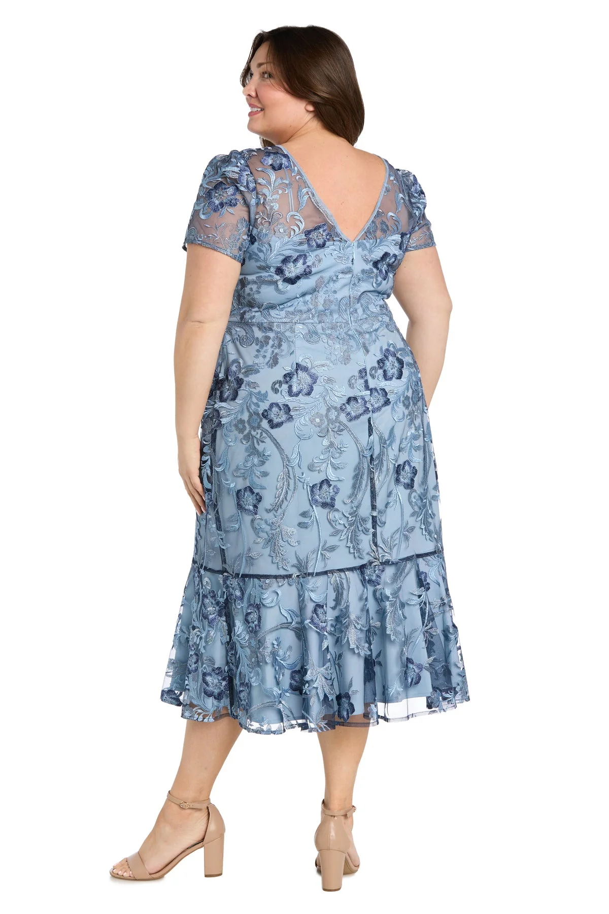 R&M Richards 1778W Periwinkle/Navy 18W - Primitiveus