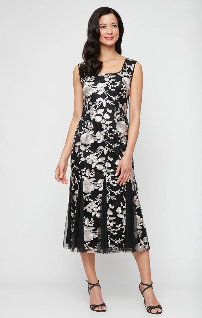 Alex Evenings 81171804 Mother of the BrideJacket Midi Length Dress - Primitiveus