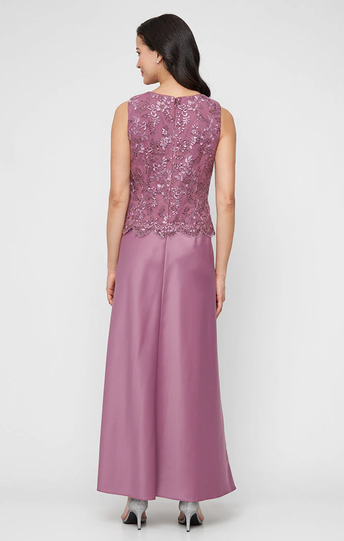 Alex Evenings 81171823 Long Mother of the Bride Formal Jacket Dress - Primitiveus